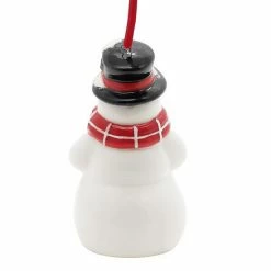 St. Nicholas Square® Ceramic Snowman Ornament -St. Nicholas Square Shop unnamed file 1976