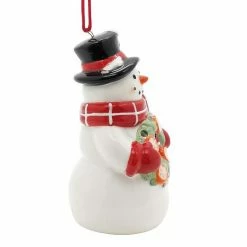 St. Nicholas Square® Ceramic Snowman Ornament -St. Nicholas Square Shop unnamed file 1977