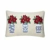 St. Nicholas Square® Poinsettia Throw Pillow