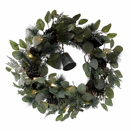 St. Nicholas Square® Bell Artificial Greenery Wreath 2 St. Nicholas Square® Bell Artificial Greenery Wreath - Image 2