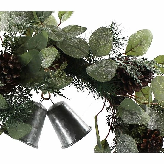 St. Nicholas Square® Bell Artificial Greenery Wreath 4 St. Nicholas Square® Bell Artificial Greenery Wreath - Image 4
