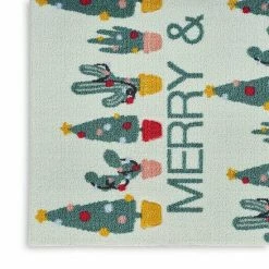 St. Nicholas Square® Cactus Merry & Bright Holiday 19.5'' X 30'' Accent Rug -St. Nicholas Square Shop unnamed file 2065