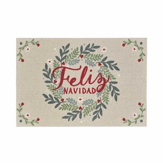 St. Nicholas Square® Feliz Navidad Holiday 19.5'' X 30'' Accent Rug 1 St. Nicholas Square® Feliz Navidad Holiday 19.5'' X 30'' Accent Rug