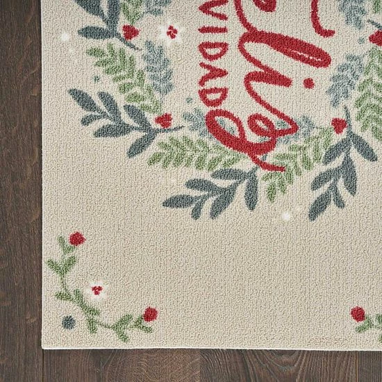 St. Nicholas Square® Feliz Navidad Holiday 19.5'' X 30'' Accent Rug 3 St. Nicholas Square® Feliz Navidad Holiday 19.5'' X 30'' Accent Rug - Image 3