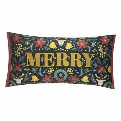 St. Nicholas Square® Merry Holiday Throw Pillow
