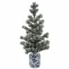 St. Nicholas Square® Artificial Flocked Tree Floor Decor
