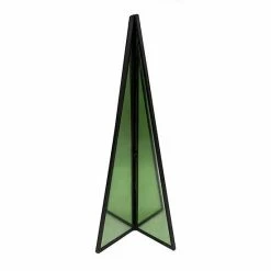 St. Nicholas Square® Green Tree Glass Table Decor