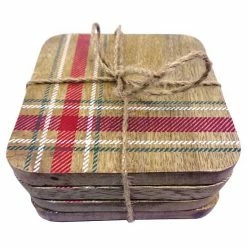 St. Nicholas Square® Humble Estate 4-pc. Coaster Set