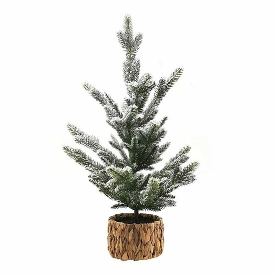 St. Nicholas Square® Flocked Pine Tree Floor Decor 2 St. Nicholas Square® Flocked Pine Tree Floor Decor - Image 2