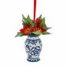St. Nicholas Square® Ceramic Poinsettia Ornament