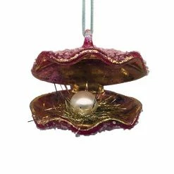 St. Nicholas Square® Shell With Faux Pearl Ornament