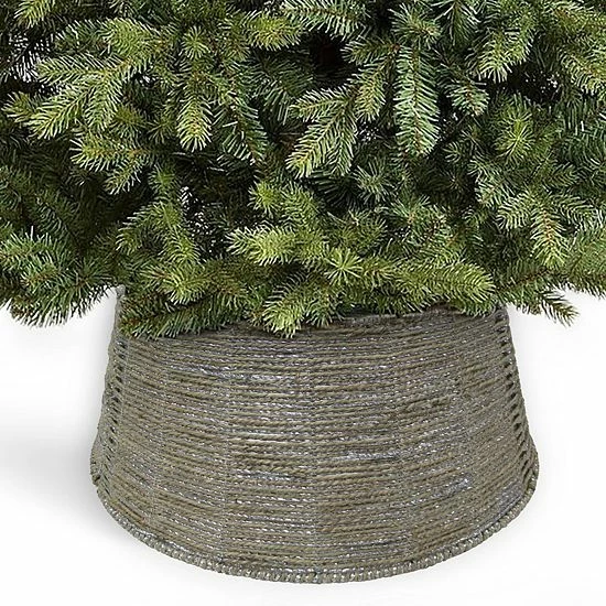 St. Nicholas Square® Tree Collar In Natural Lurex 1 St. Nicholas Square® Tree Collar In Natural Lurex