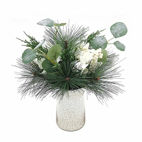 St. Nicholas Square® Metallic Artificial Botanical Table Decor 4 St. Nicholas Square® Metallic Artificial Botanical Table Decor - Image 4