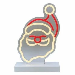 St. Nicholas Square® LED Neon Santa Sign Table Decor