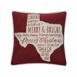 St. Nicholas Square® Texas Patch Throw Pillow