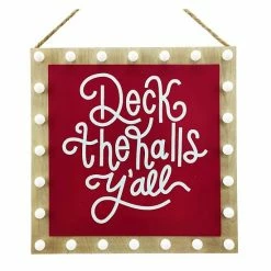St. Nicholas Square® Deck The Halls Y'all LED Wall Decor