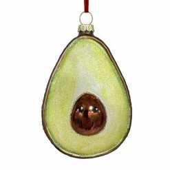 St. Nicholas Square® Glass Avocado Christmas Ornament