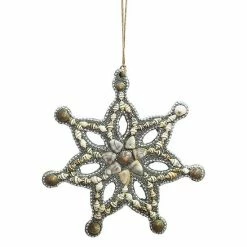 St. Nicholas Square® Shell Snowflake Christmas Ornament
