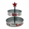 St. Nicholas Square® Texas Galvanized Metal Tiered Server