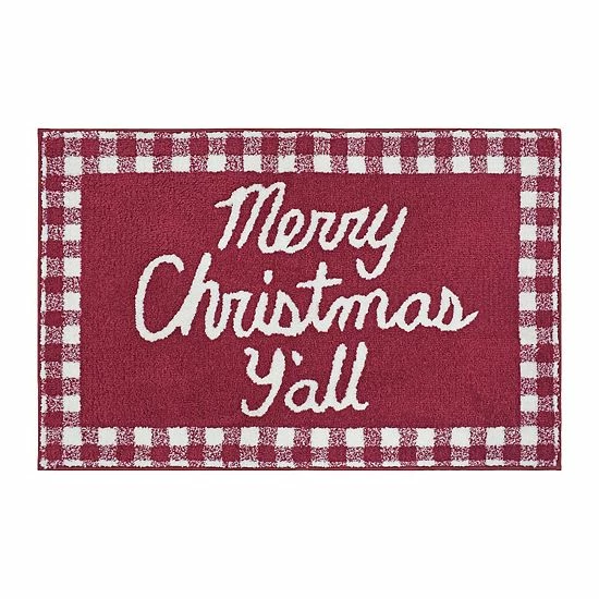 St. Nicholas Square® Merry Christmas 23'' X 35'' Rug 1 St. Nicholas Square® Merry Christmas 23'' X 35'' Rug