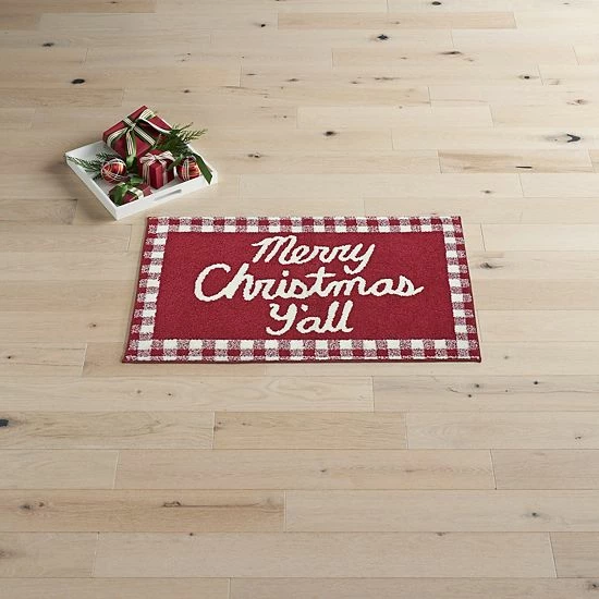 St. Nicholas Square® Merry Christmas 23'' X 35'' Rug 2 St. Nicholas Square® Merry Christmas 23'' X 35'' Rug - Image 2