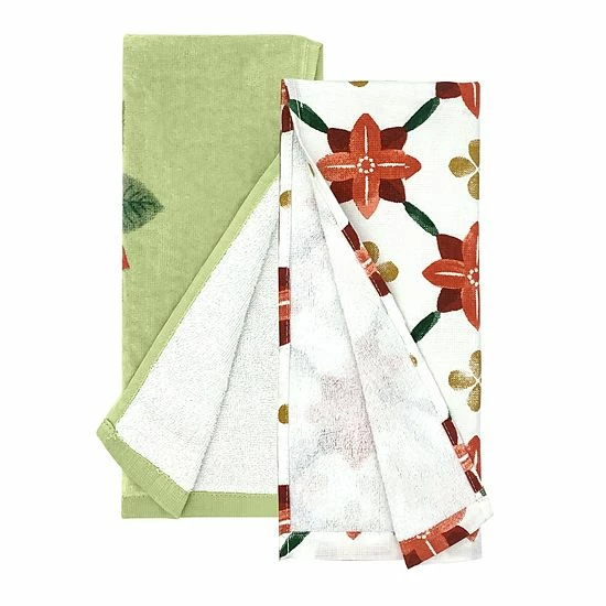 St. Nicholas Square® Deck The Halls Kitchen Towel 2-pk. 2 St. Nicholas Square® Deck The Halls Kitchen Towel 2-pk. - Image 2