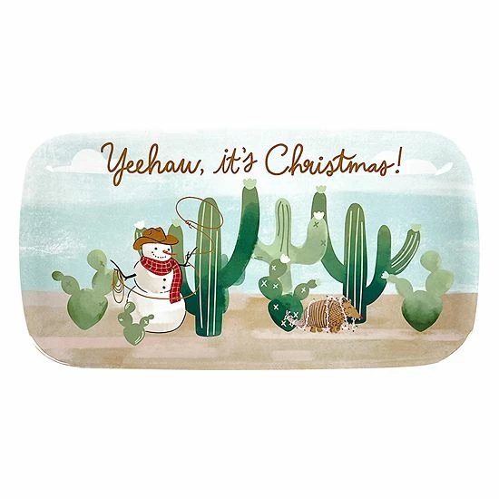 St. Nicholas Square® Texas Melamine Treat Tray 1 St. Nicholas Square® Texas Melamine Treat Tray