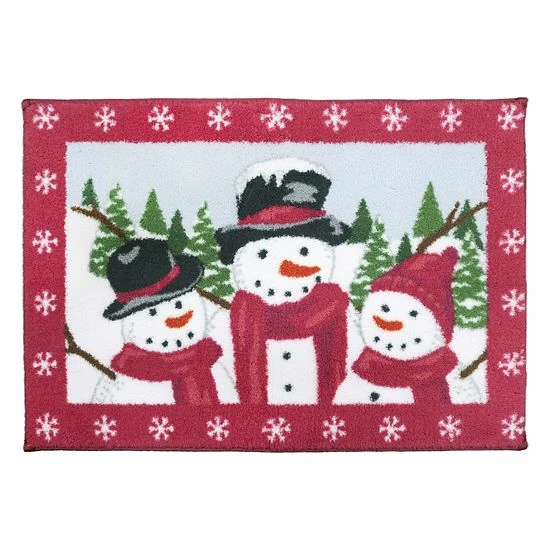 St. Nicholas Square® Yuletide Snowman Rug 1 St. Nicholas Square® Yuletide Snowman Rug