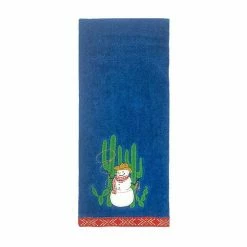 St. Nicholas Square® Texas Snowman Hand Towel