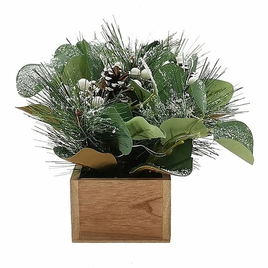St. Nicholas Square® Pre-Lit Artificial Berry Greenery Table Decor 2 St. Nicholas Square® Pre-Lit Artificial Berry Greenery Table Decor - Image 2