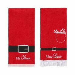 St. Nicholas Square® Holiday Season Hand Towel 2-pack Set Green Hats -St. Nicholas Square Shop unnamed file 245