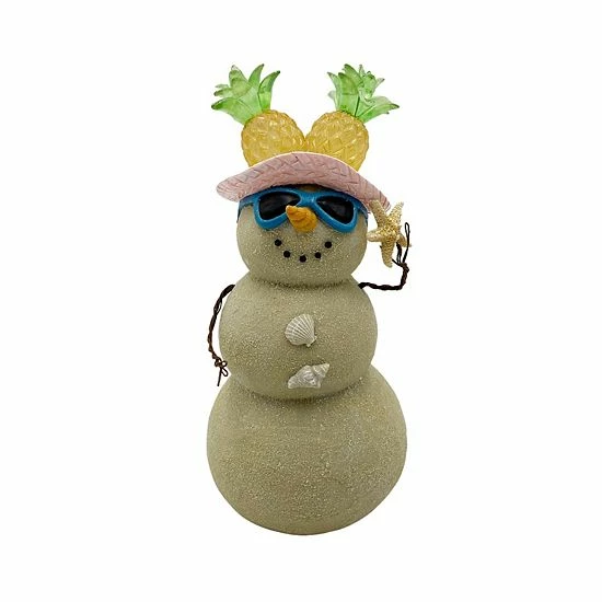 St. Nicholas Square® Sand Snowman LED Table Decor 2 St. Nicholas Square® Sand Snowman LED Table Decor - Image 2