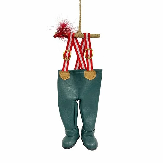 St. Nicholas Square® Fishing Pants Christmas Ornament 1 St. Nicholas Square® Fishing Pants Christmas Ornament