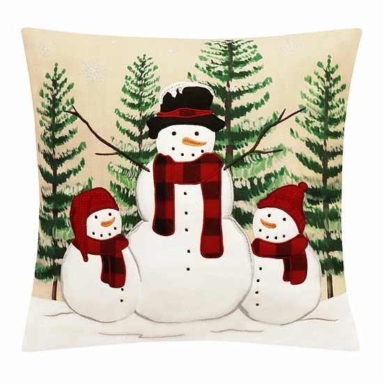 St. Nicholas Square® Classic Snowman Throw Pillow 1 St. Nicholas Square® Classic Snowman Throw Pillow