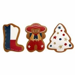 St. Nicholas Square® Texas Cookie 3-pack Throw Pillow Set