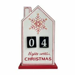 St. Nicholas Square® LED Enamel Metal Christmas Countdown Calendar Decor