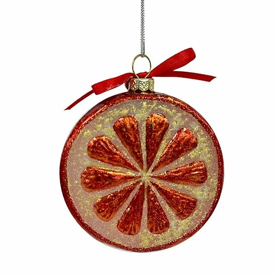 St. Nicholas Square® Orange Christmas Ornament 2 St. Nicholas Square® Orange Christmas Ornament - Image 2