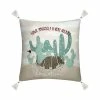 St. Nicholas Square® Festive Armadillo Throw Pillow