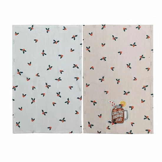 St. Nicholas Square® Christmas Shopping Fuel Tea Towel 2-pk. 3 St. Nicholas Square® Christmas Shopping Fuel Tea Towel 2-pk. - Image 3