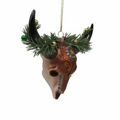 St. Nicholas Square® Glass Longhorn Ornament