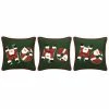 St. Nicholas Square® Ho Ho Ho 3 Pack Throw Pillow Set Santa Light Skin Tone