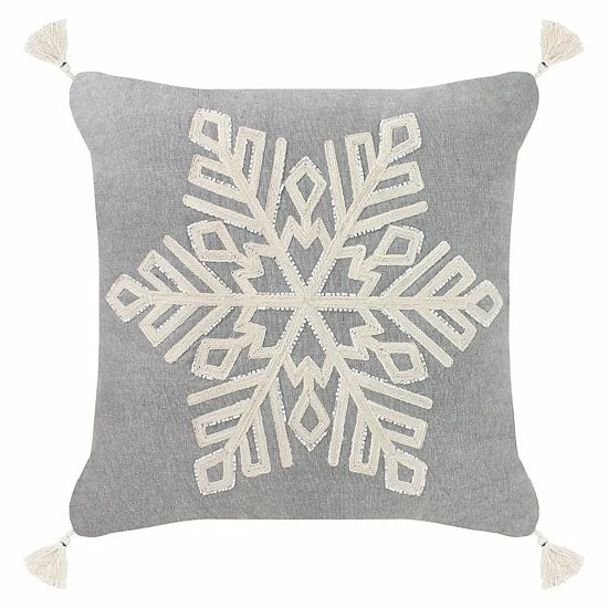 St. Nicholas Square® Snowflake Throw Pillow 1 St. Nicholas Square® Snowflake Throw Pillow