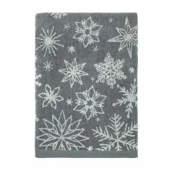 St. Nicholas Square® Snowflake Jacquard Bath Towel