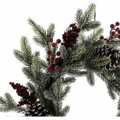 St. Nicholas Square® Flocked Artificial Pine Berry Wreath 6 St. Nicholas Square® Flocked Artificial Pine Berry Wreath -St. Nicholas Square Shop unnamed file 323