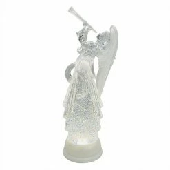 St. Nicholas Square® LED Shimmer Angel Spinning Water Christmas Table Decor