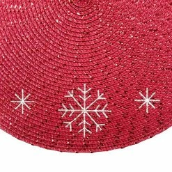 St. Nicholas Square® Embroidered Snowflake Placemat -St. Nicholas Square Shop unnamed file 390