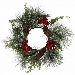 St. Nicholas Square® Artificial Holly Berry Mini Wreath