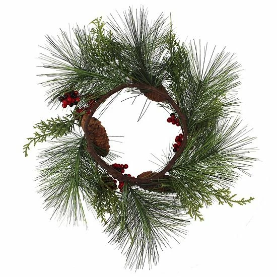 St. Nicholas Square® Artificial Holly Berry Mini Wreath 2 St. Nicholas Square® Artificial Holly Berry Mini Wreath - Image 2