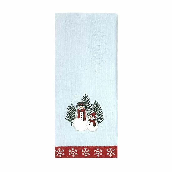 St. Nicholas Square® Yuletide Snowmen Hand Towel 1 St. Nicholas Square® Yuletide Snowmen Hand Towel
