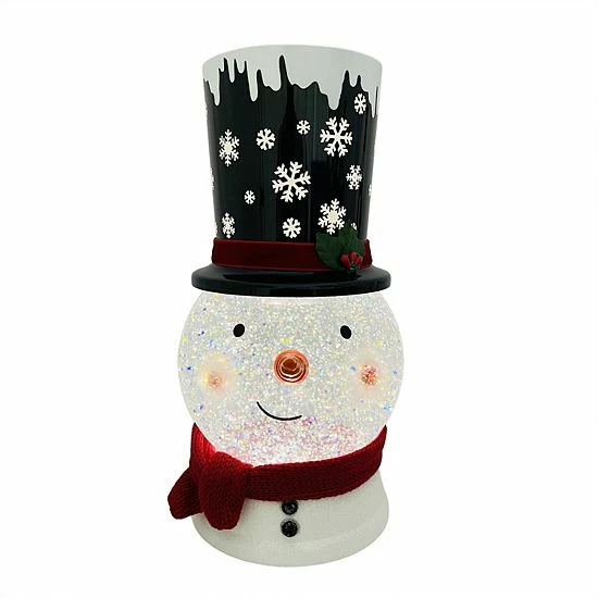 St. Nicholas Square® LED Shimmer Snowman Head Spinning Water Table Decor 1 St. Nicholas Square® LED Shimmer Snowman Head Spinning Water Table Decor
